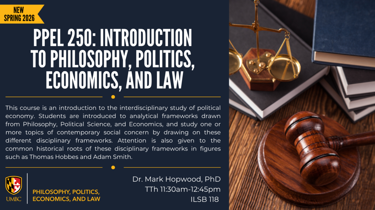 PPEL 250 – New Course for Spring 2026